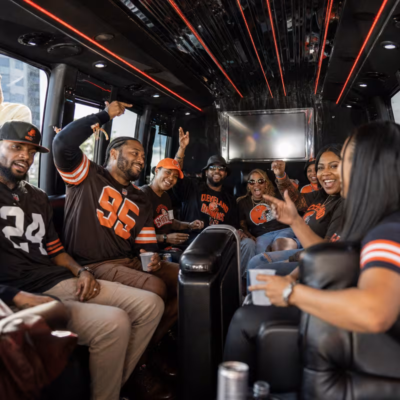 Cleveland Sporting Event Transportation fleet vehicle