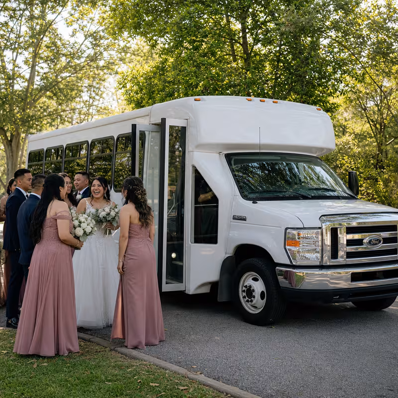 Cleveland Wedding Transportation fleet vehicle