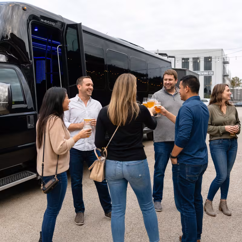 Cleveland Winery & Brewery Tour Transportation fleet vehicle